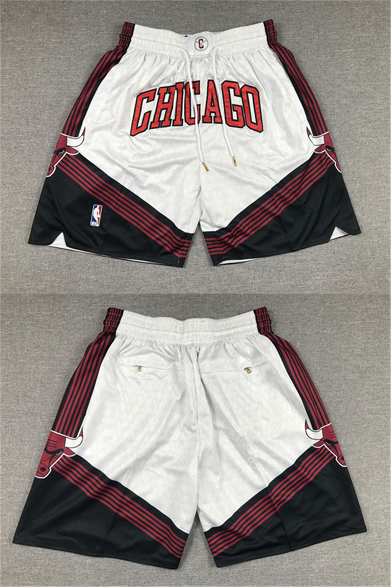 Men's Chicago Bulls 2022/23 City Edition White Shorts (Run Small)